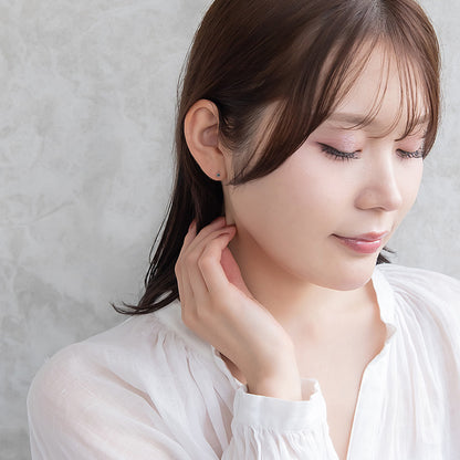 ピアス ニッケルフリー シルバー925 ミニ サークル スタッドピアス