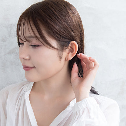 ピアス ニッケルフリー シルバー925 ミニ ハート スタッドピアス