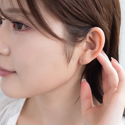 ピアス ニッケルフリー シルバー925 ミニ ハート スタッドピアス