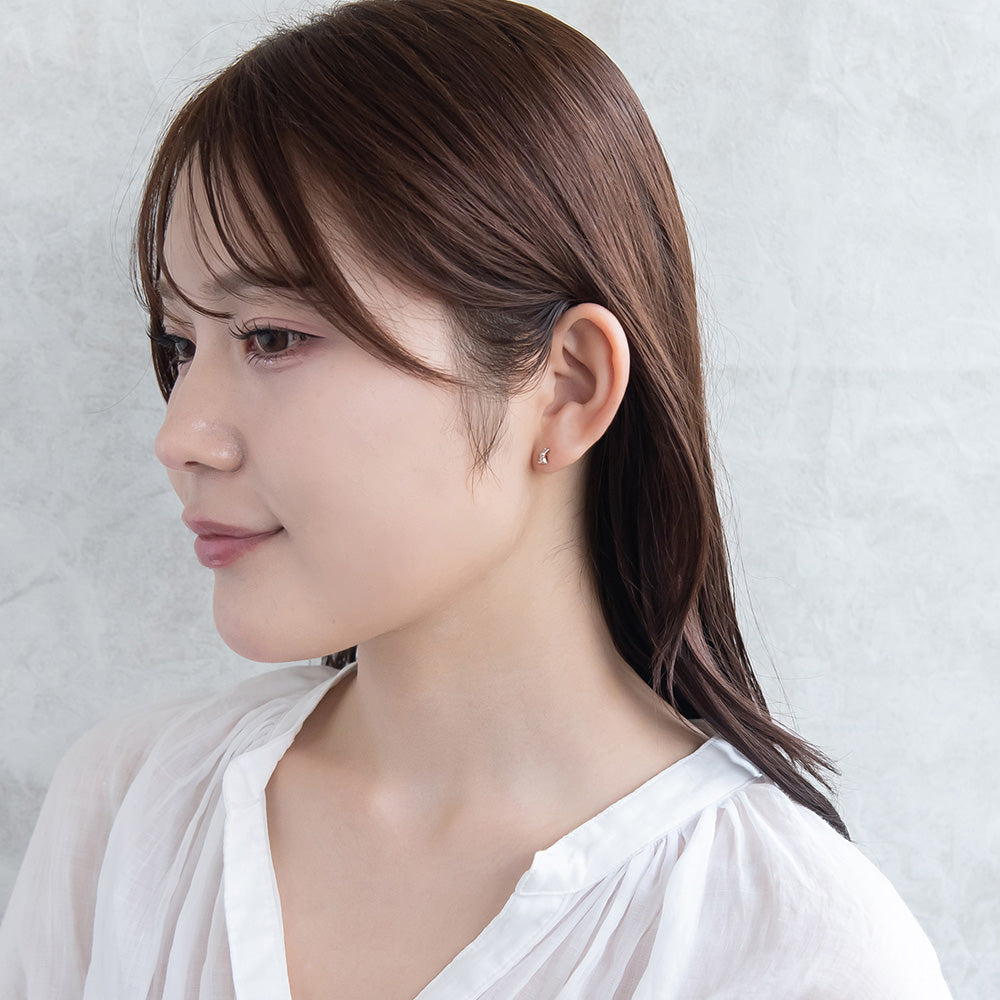 ピアス ニッケルフリー シルバー925 ミニ うさぎ スタッドピアス