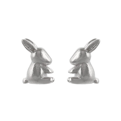 ピアス ニッケルフリー シルバー925 ミニ うさぎ スタッドピアス