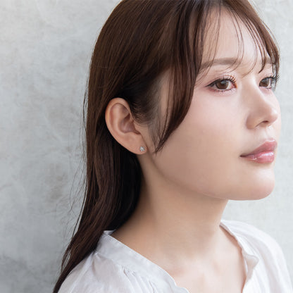 ピアス ニッケルフリー シルバー925 ミニ ローズ スタッドピアス