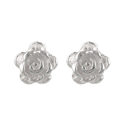 ピアス ニッケルフリー シルバー925 ミニ ローズ スタッドピアス