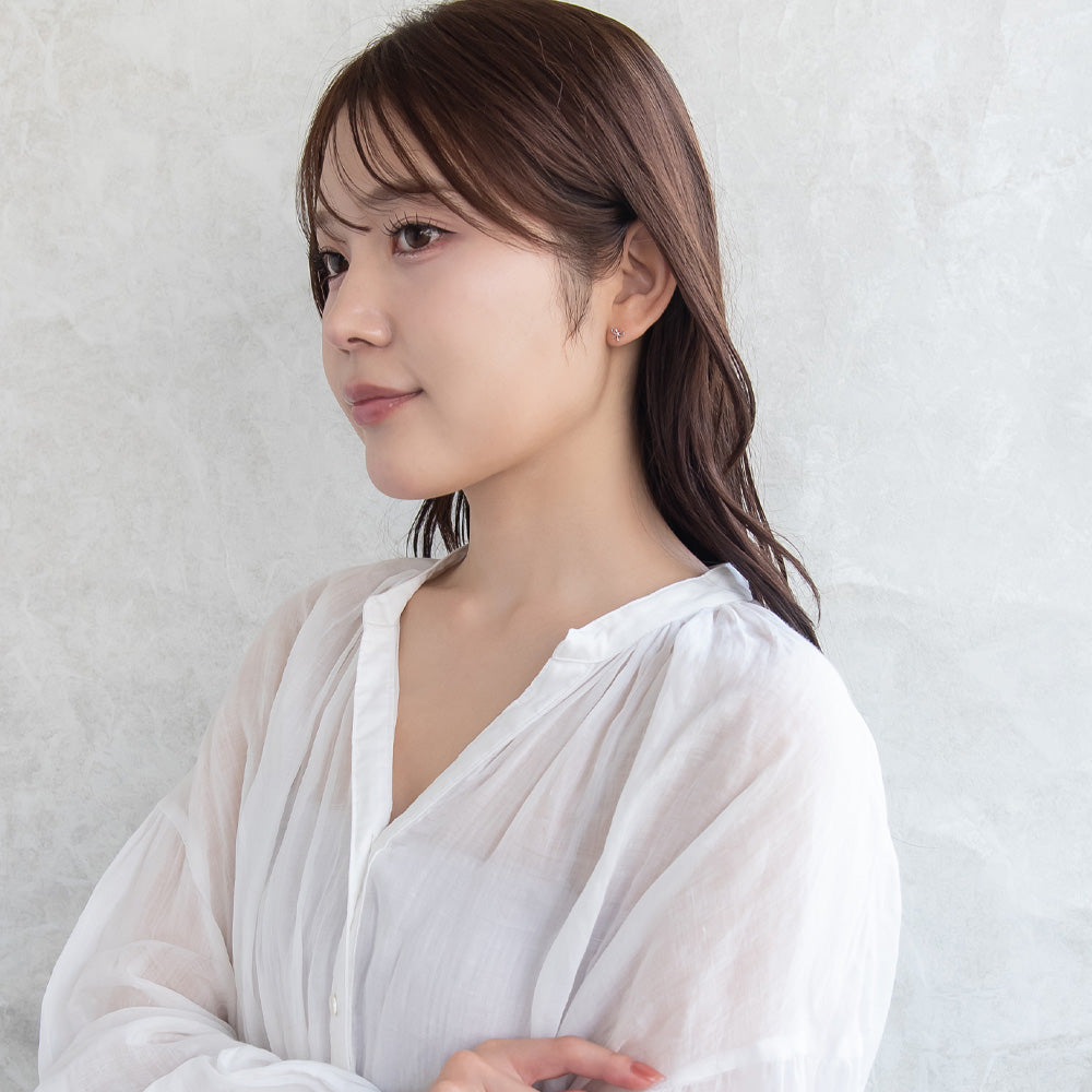 ピアス ニッケルフリー シルバー925 ミニ リボン スタッドピアス