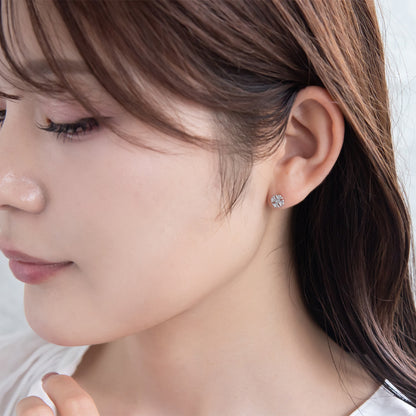 ピアス ニッケルフリー シルバー925 ミニ クロス スタッドピアス