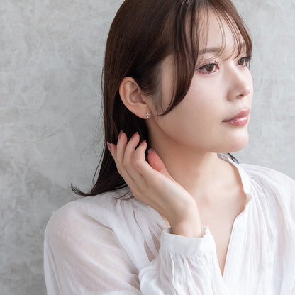 ピアス ニッケルフリー シルバー925 ミニ 百合の紋章 スタッドピアス