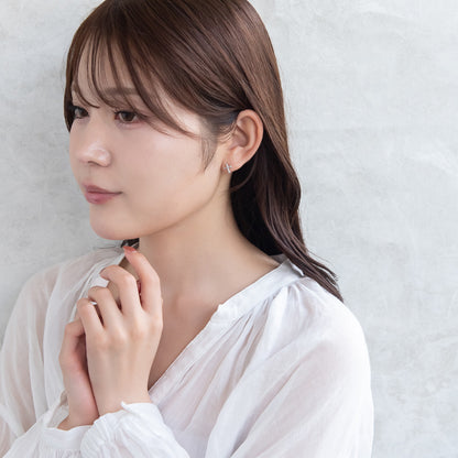 ピアス ニッケルフリー シルバー925 ミニ クロス スタッドピアス