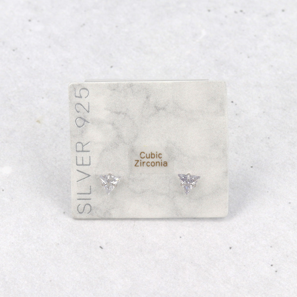 ピアス ニッケルフリー シルバー925 ミニ トライアングル スタッドピアス