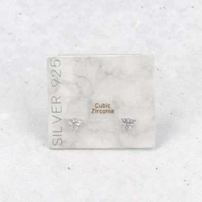 ピアス ニッケルフリー シルバー925 ミニ トライアングル スタッドピアス