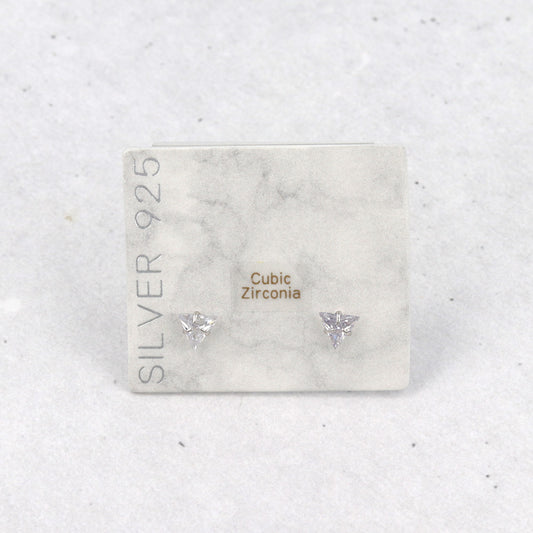 ピアス ニッケルフリー シルバー925 ミニ トライアングル スタッドピアス