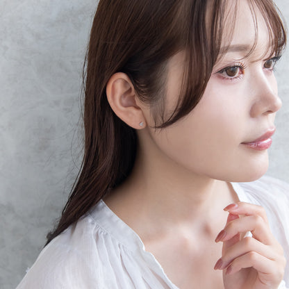 ピアス ニッケルフリー シルバー925 ミニ トライアングル スタッドピアス