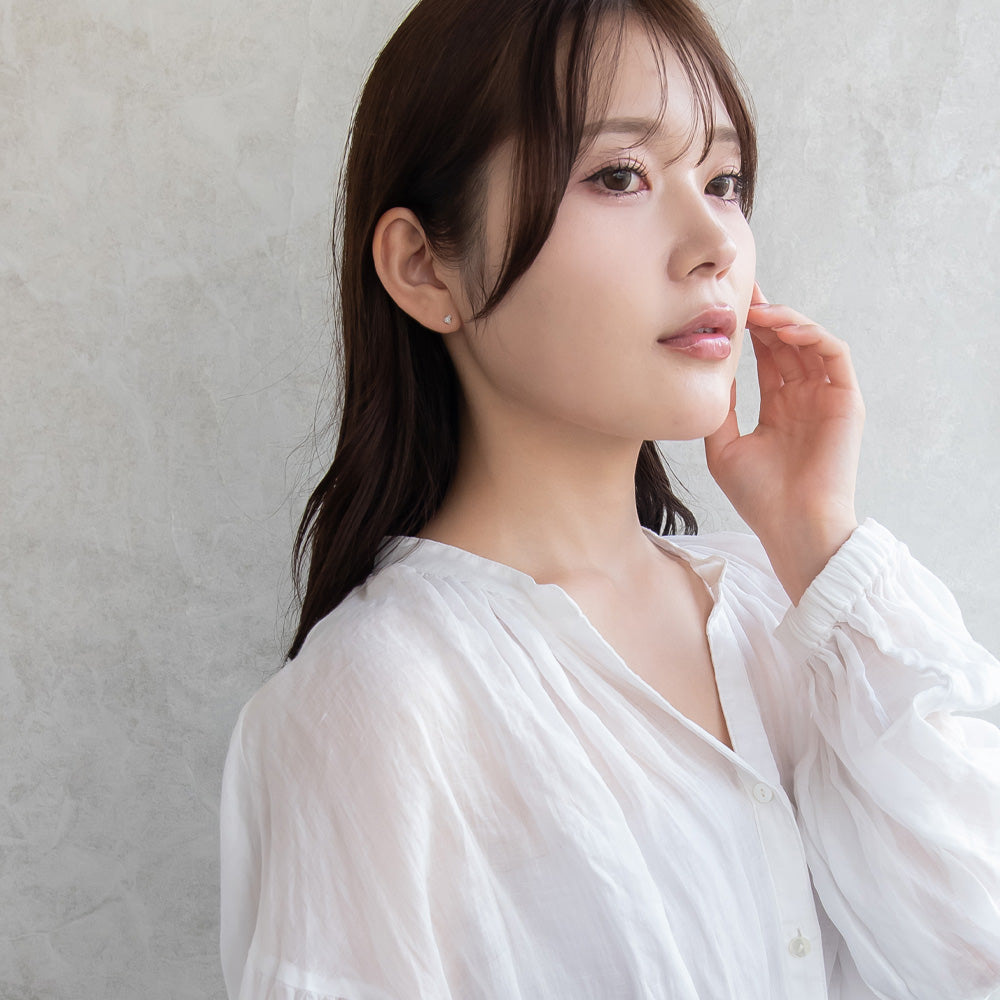 ピアス ニッケルフリー シルバー925 ミニ トライアングル スタッドピアス