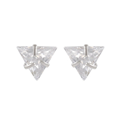 ピアス ニッケルフリー シルバー925 ミニ トライアングル スタッドピアス