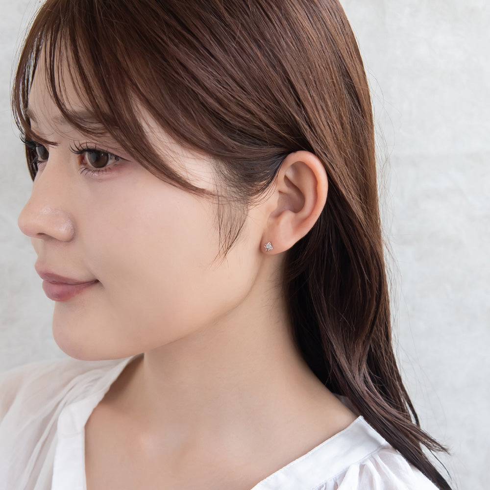 ピアス ニッケルフリー シルバー925 ミニ スタッドピアス
