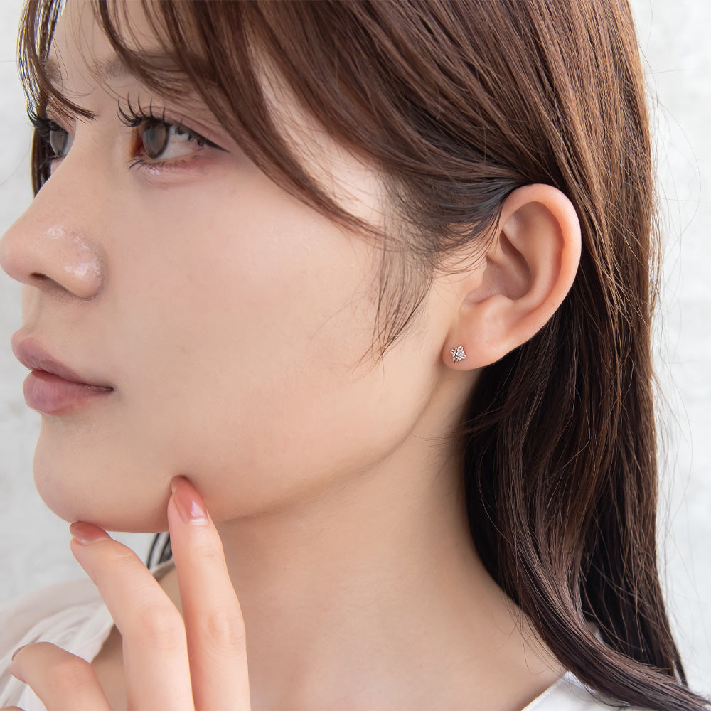 ピアス ニッケルフリー シルバー925 ミニ スタッドピアス