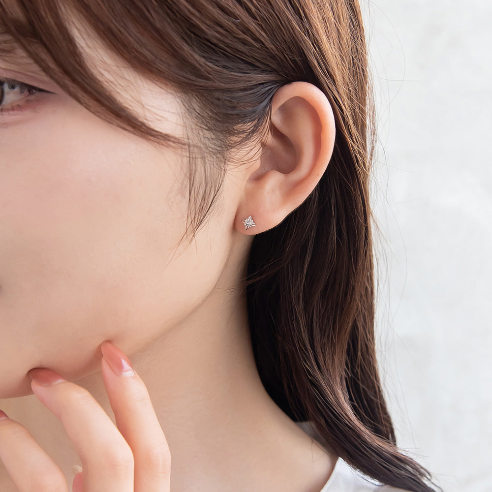 ピアス ニッケルフリー シルバー925 ミニ スタッドピアス