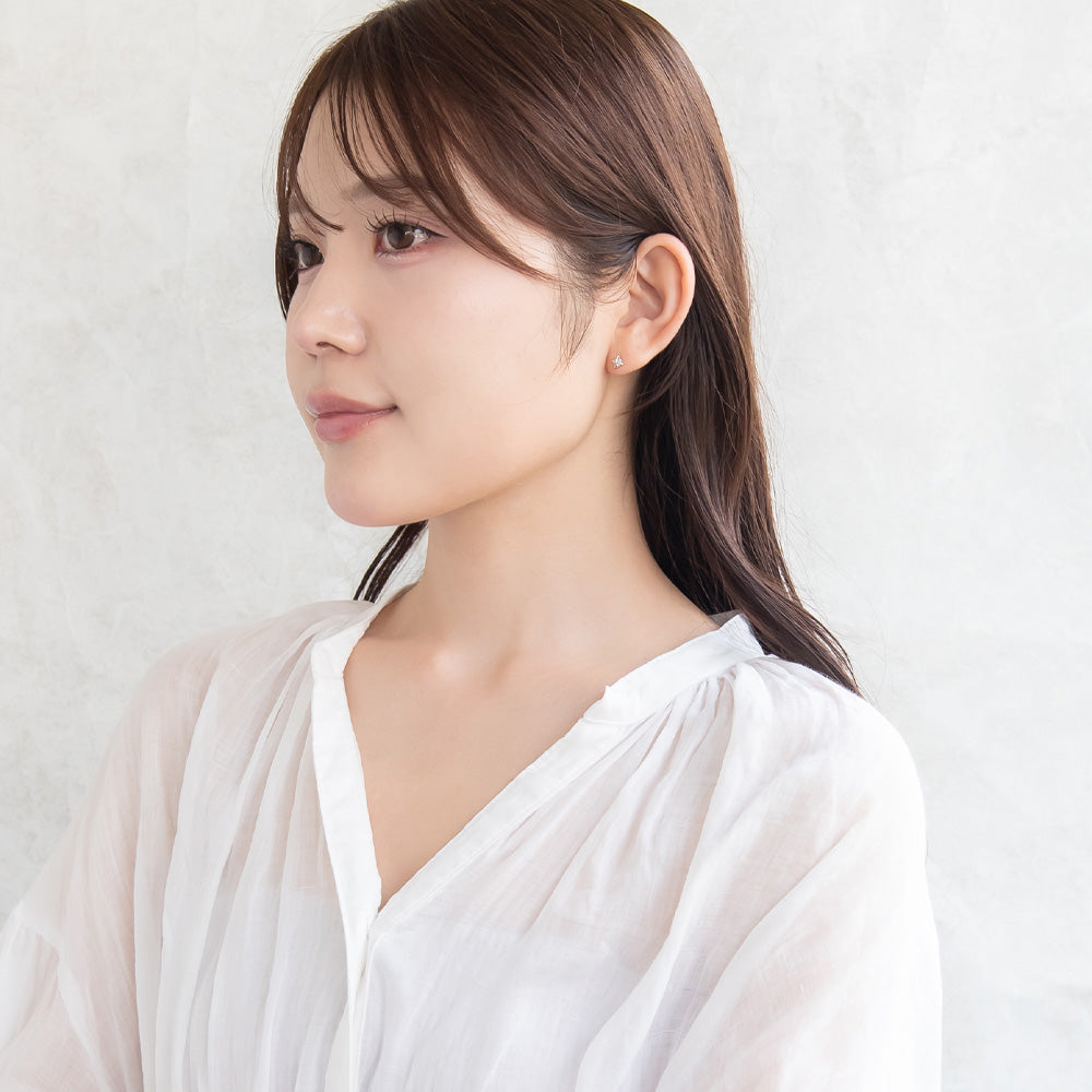 ピアス ニッケルフリー シルバー925 ミニ スタッドピアス