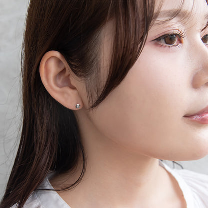 ピアス ニッケルフリー シルバー925 ミニ フラワー スタッドピアス