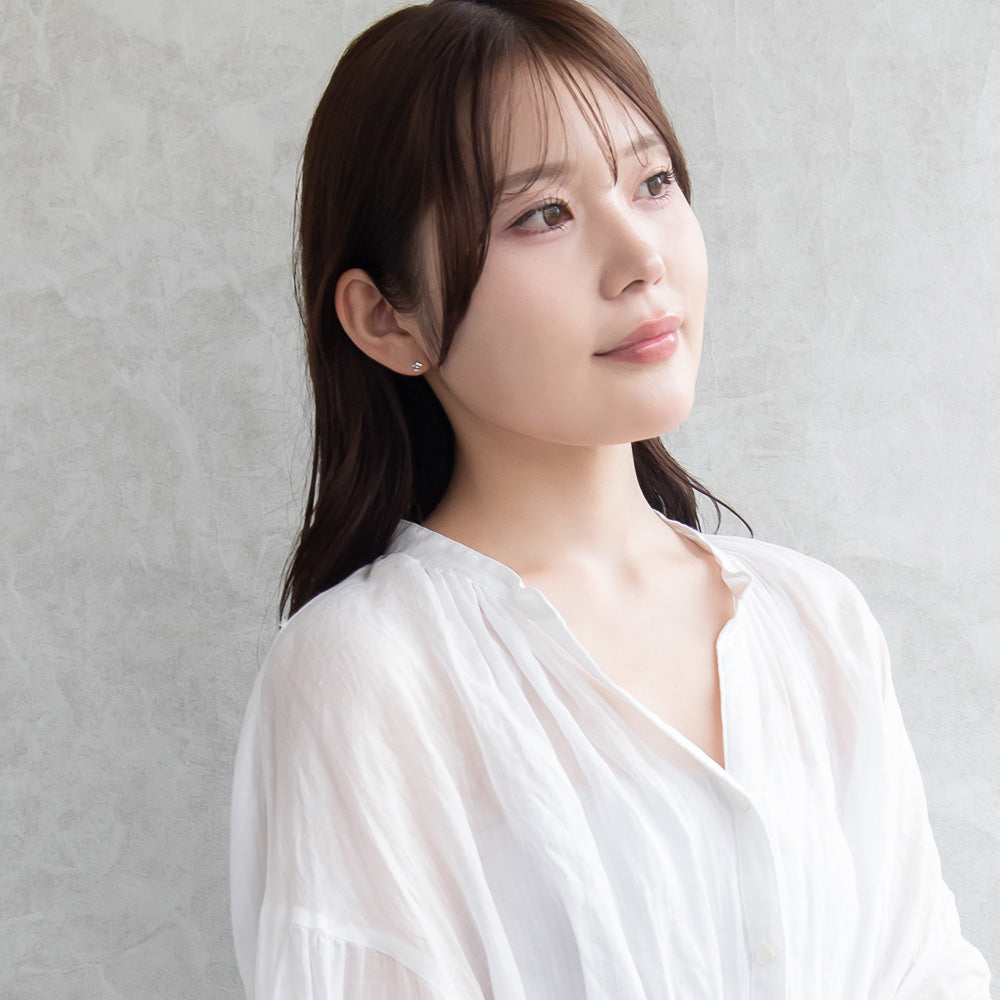 ピアス ニッケルフリー シルバー925 ミニ フラワー スタッドピアス