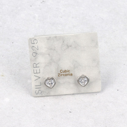 ピアス ニッケルフリー シルバー925 ミニ ハート スタッドピアス