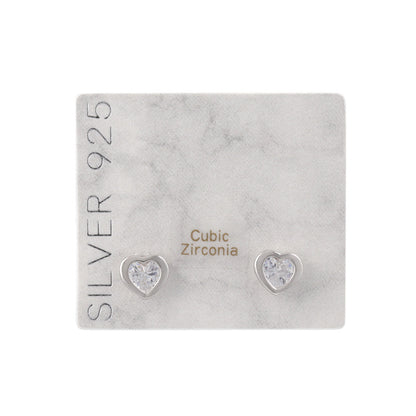 ピアス ニッケルフリー シルバー925 ミニ ハート スタッドピアス
