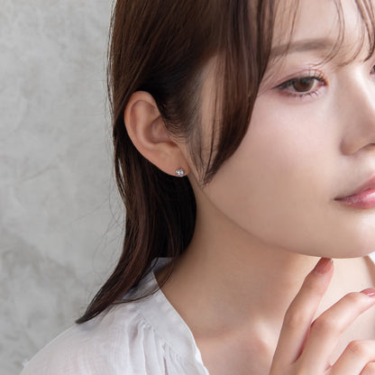 ピアス ニッケルフリー シルバー925 ミニ ハート スタッドピアス