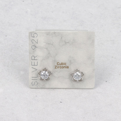 ピアス ニッケルフリー シルバー925 ミニ フラワー スタッドピアス