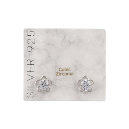 ピアス ニッケルフリー シルバー925 ミニ フラワー スタッドピアス