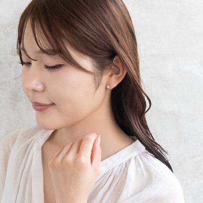 ピアス ニッケルフリー シルバー925 ミニ フラワー スタッドピアス