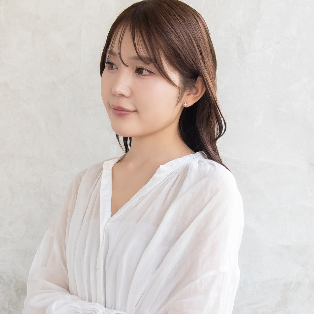 ピアス ニッケルフリー シルバー925 ミニ フラワー スタッドピアス