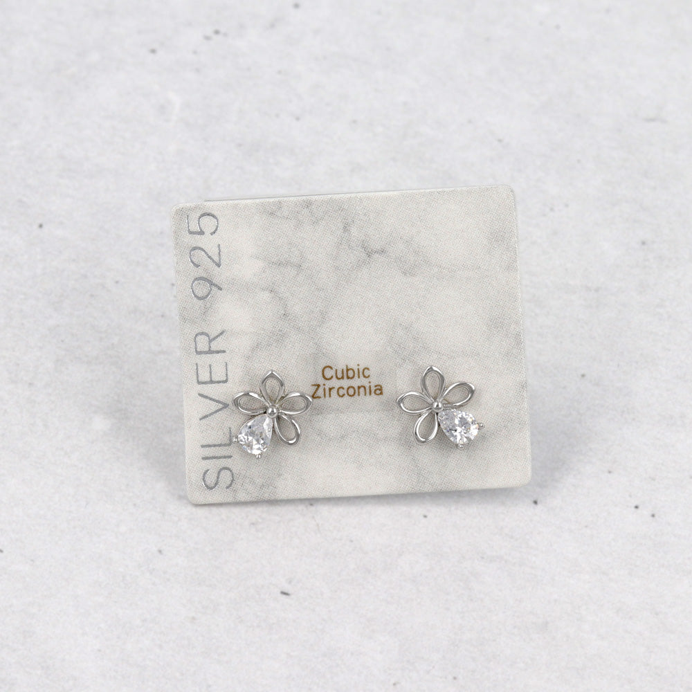 ピアス ニッケルフリー シルバー925 ミニ フラワー スタッドピアス