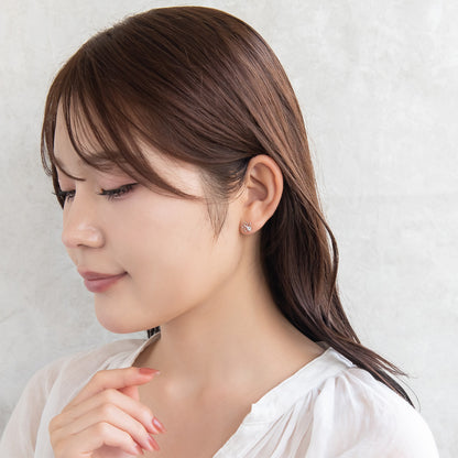 ピアス ニッケルフリー シルバー925 ミニ フラワー スタッドピアス