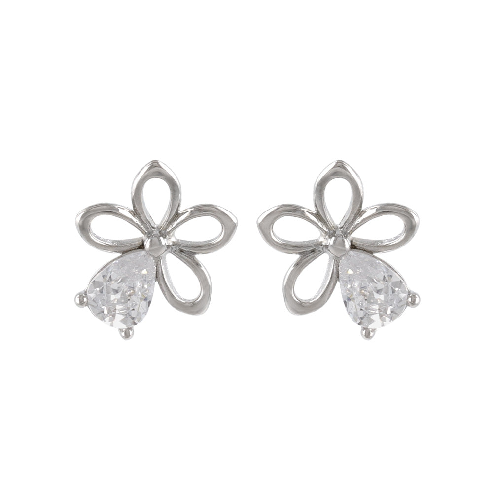 ピアス ニッケルフリー シルバー925 ミニ フラワー スタッドピアス