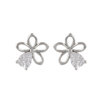 ピアス ニッケルフリー シルバー925 ミニ フラワー スタッドピアス