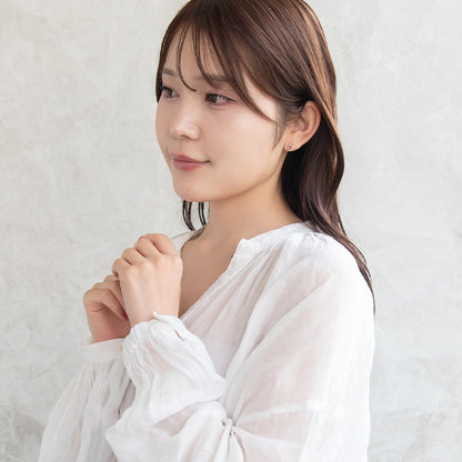 ピアス ニッケルフリー シルバー925 ミニ ムーン スタッドピアス