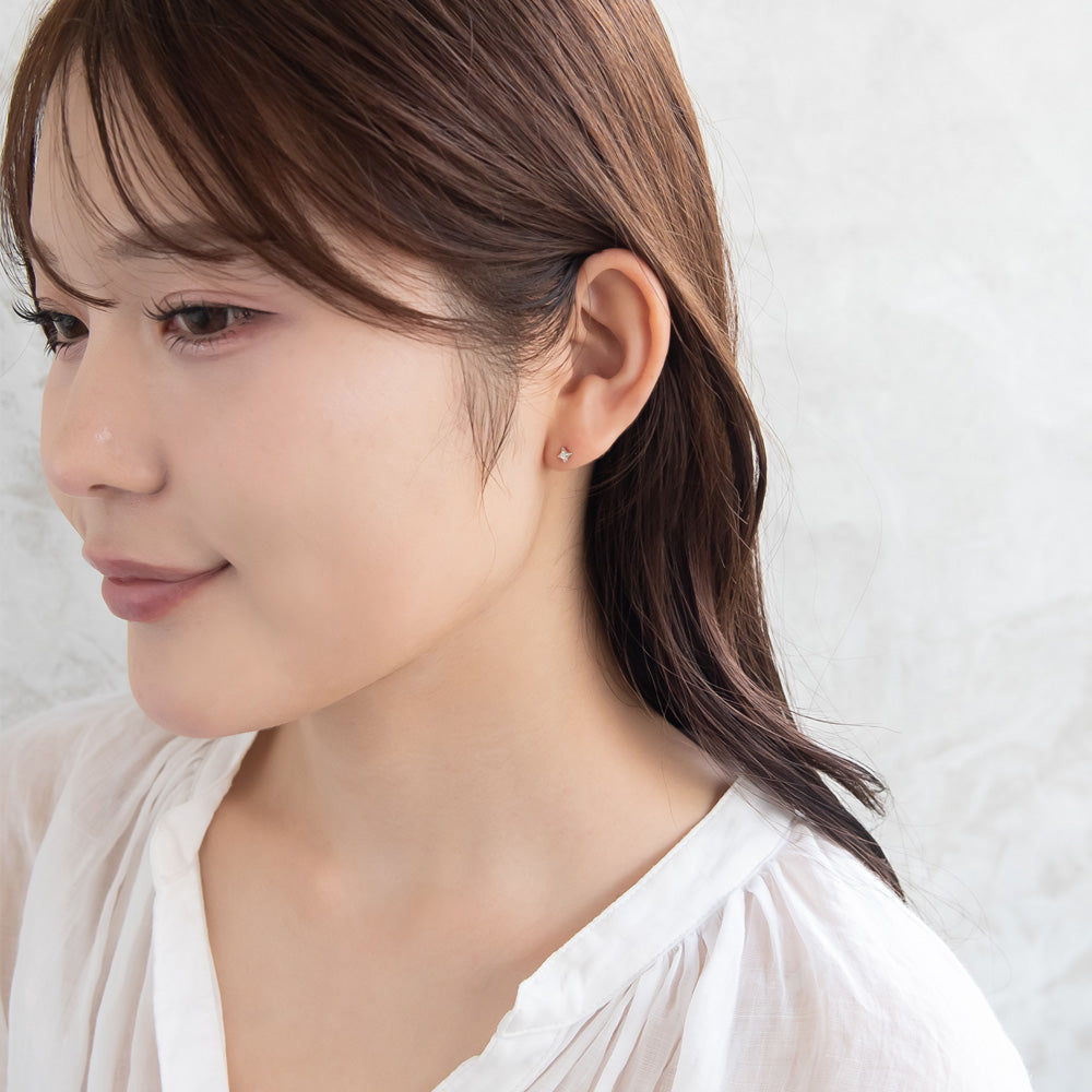 ピアス ニッケルフリー シルバー925 ミニ スタッドピアス – OSEWAYA