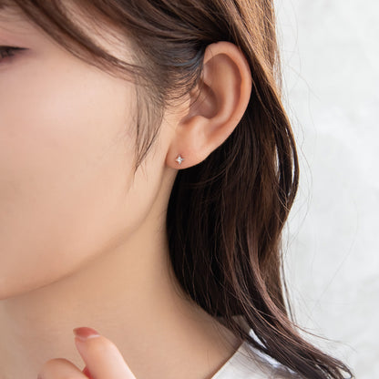 ピアス ニッケルフリー シルバー925 ミニ スタッドピアス