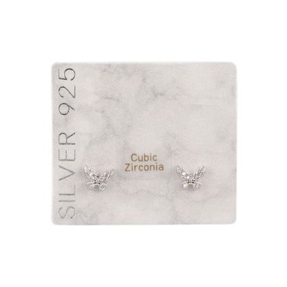 ピアス ニッケルフリー シルバー925 ミニ バタフライ スタッドピアス