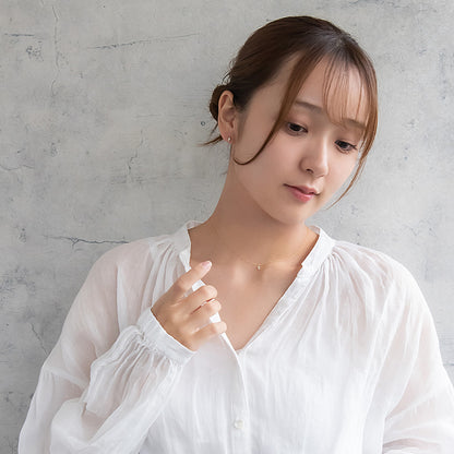 ピアス tiny. ニッケルフリー メタル ストーン トリプル パール 小粒 スタッドピアス