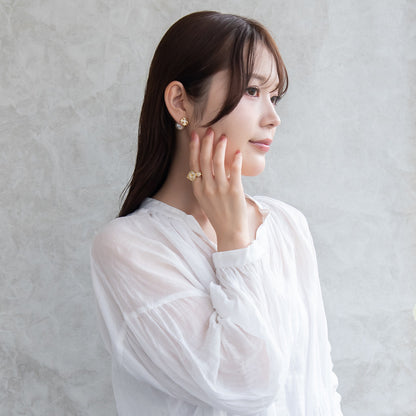 リング ニッケルフリー クロス シェル 15号 指輪