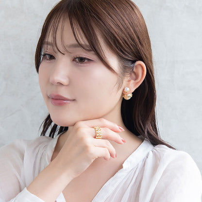 リング ニッケルフリー クロス メタル 15号 指輪