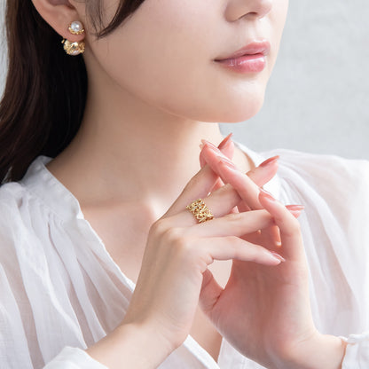 リング ニッケルフリー クロス メタル 15号 指輪