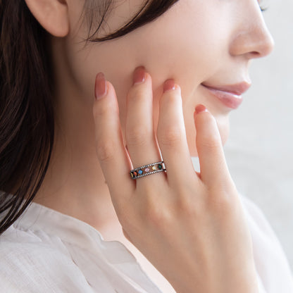 リング ニッケルフリー カラフル キュービックジルコニア 13号 指輪