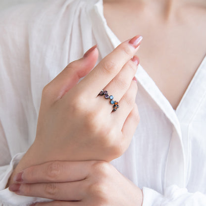 リング ニッケルフリー カラフル キュービックジルコニア 13号 指輪