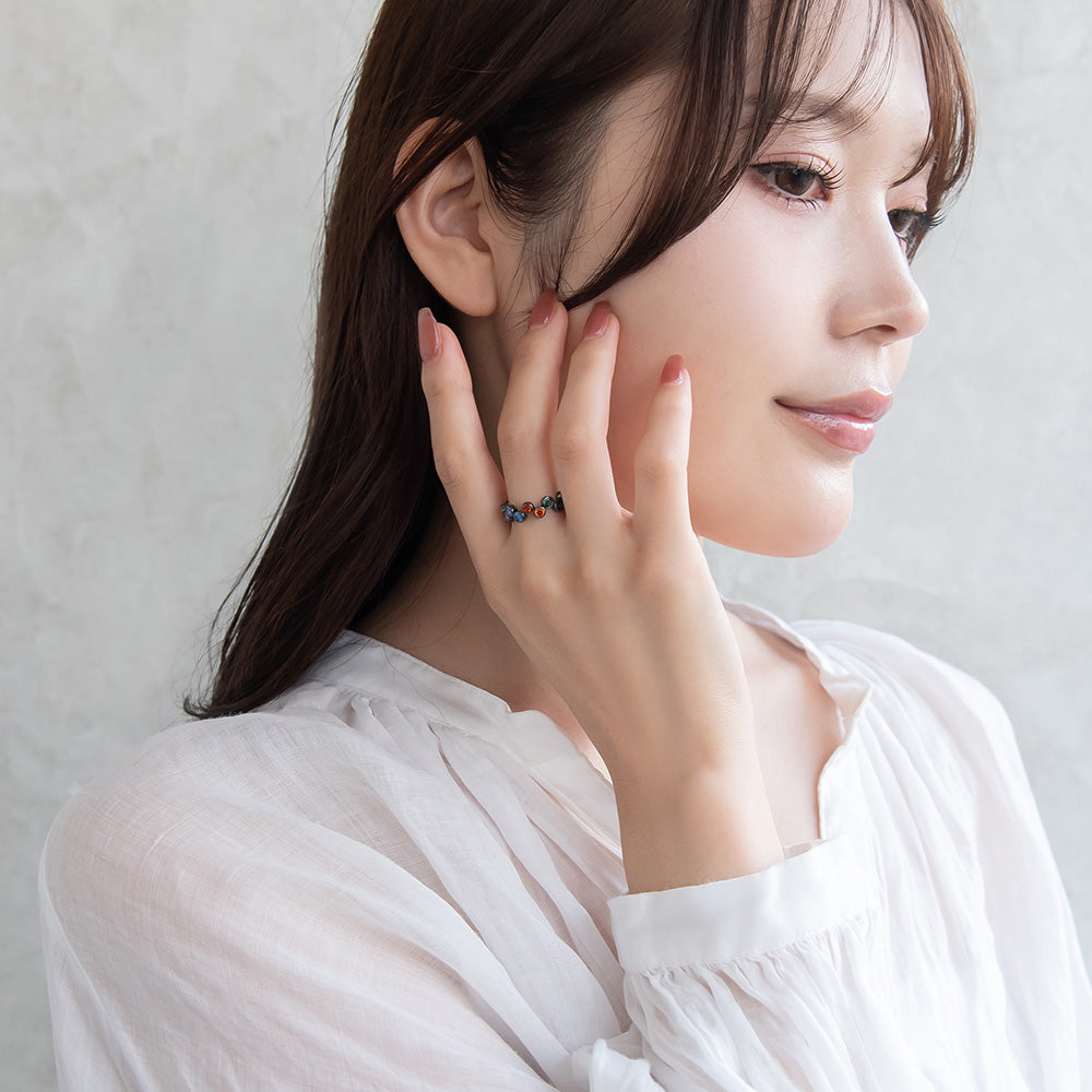 リング ニッケルフリー カラフル キュービックジルコニア 13号 指輪