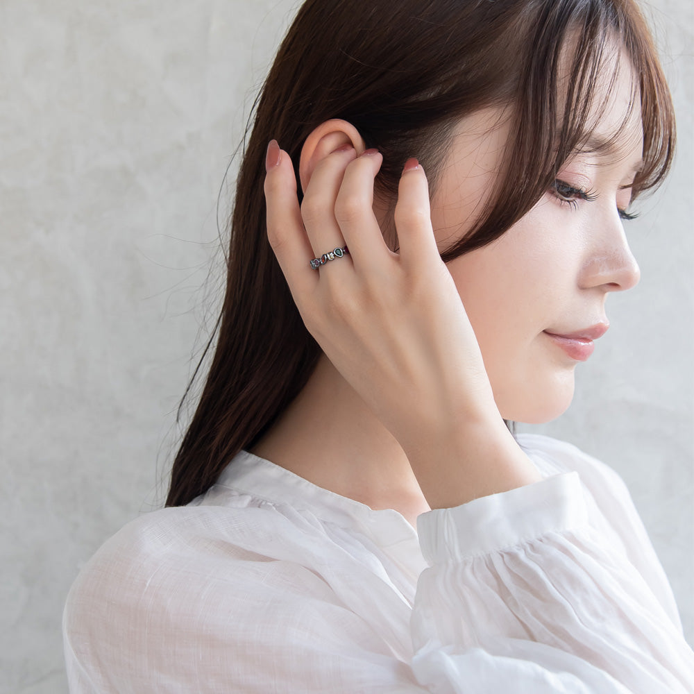 リング ニッケルフリー カラフル キュービックジルコニア 13号 指輪