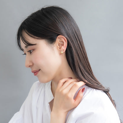 ピアス ニッケルフリー メタル キュービックジルコニア 三日月 星 惑星 6個セット シルバー925ポスト スタッドピアス