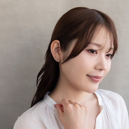 ピアス ニッケルフリー メタル 釈迦玉ボール 6個セット チタンポスト スタッドピアス