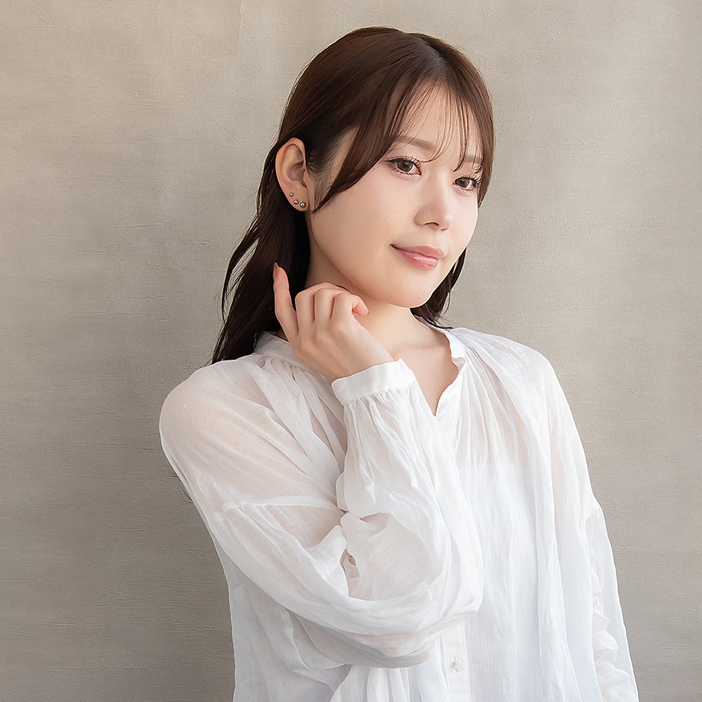 ピアス ニッケルフリー メタル 釈迦玉ボール 6個セット チタンポスト スタッドピアス