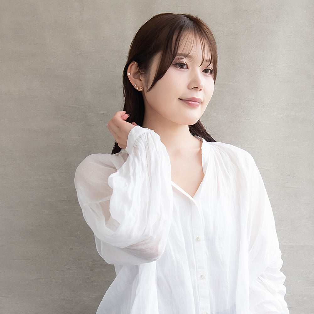 ピアス ニッケルフリー 百合の紋章 ロンバス 6個セット チタンポスト スタッドピアス